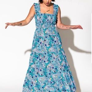 Dressed in LALA Swirls and Stars Dress